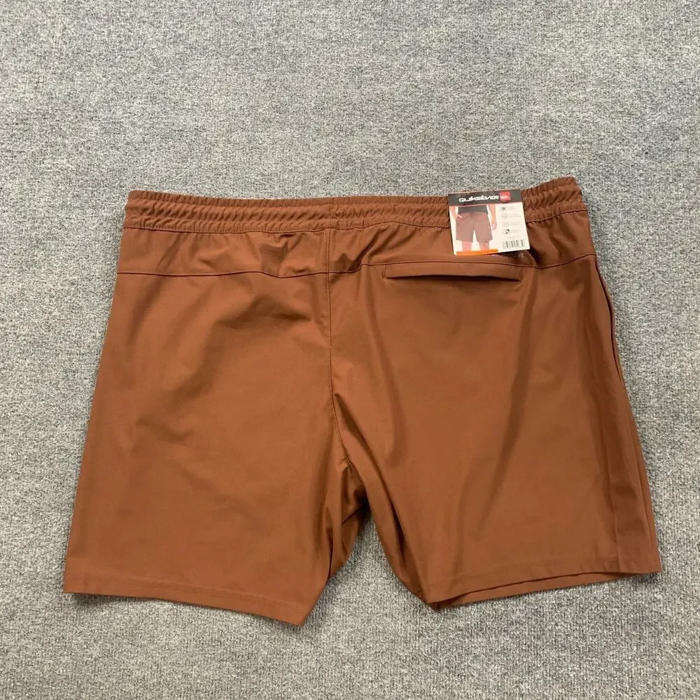 Quiksilver Shorts Mens 2XL XXL DryFlight Amphibian Hybrid Stretch Elastic Waist